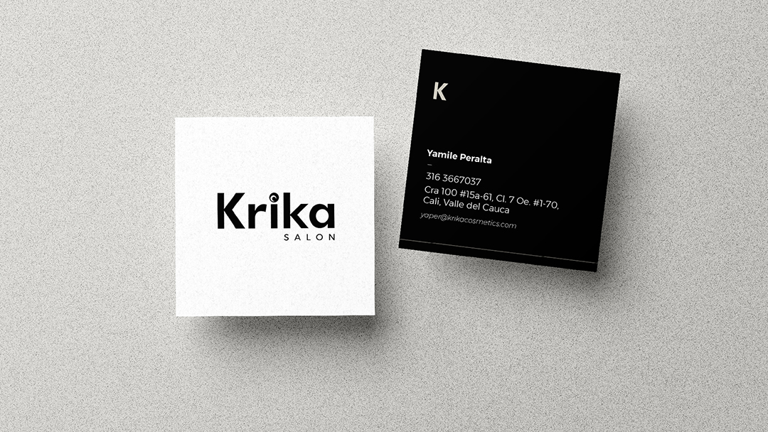 Diseño de logo, branding, identidad visual, mayenta brands, marca krika salon